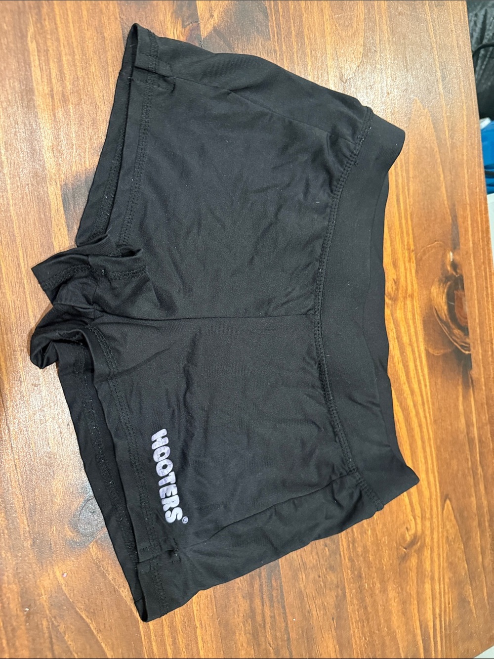 Hooters Black Women's Athletic Booty Shorts